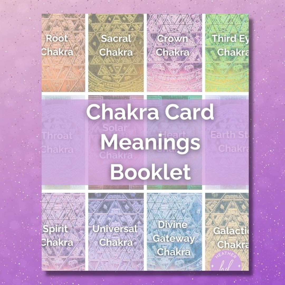 Chakra Card Meanings Booklet